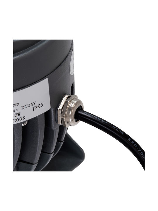 GloboStar Spotnenia Proiector LED Pentru Exterior 16W Cu Lumină Alb Cald IP65 Negru