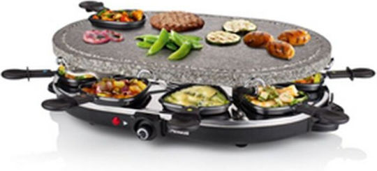 Princess Επιτραπέζια Ηλεκτρική Ψησταριά Raclette Λείας Πλάκας 1100W με Ρυθμιζόμενο Θερμοστάτη