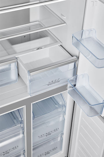 Hisense 454lt Total NoFrost Î181xL79.4xA70cm. Inox RQ563N4SI2