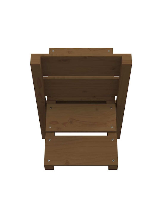 vidaXL Hölzernes Regal Holzlagerung 47x39.5x48cm