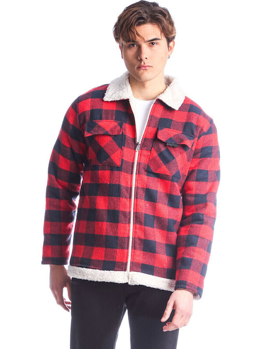 Ανδρική Ζακέτα Red/Navy