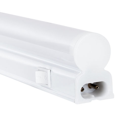GloboStar Tubo Under-Cabinet LED Light 5.5W Cool White with Switch L30xD2.2xH3.5cm