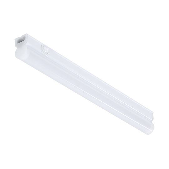 GloboStar Tubo Under-Cabinet LED Light 5.5W Warm White with Switch L30xD2.2xH3.5cm