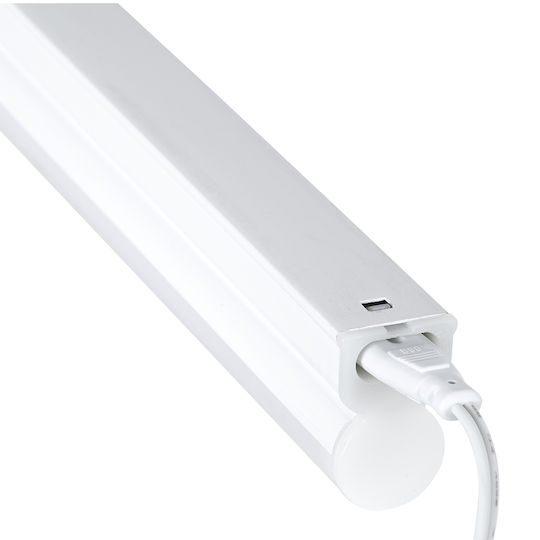 GloboStar Φωτιστικό Πάγκου Κουζίνας Tubo LED 5.5W Warmes Weiß mit Schalter M30xB2.2xH3.5cm.