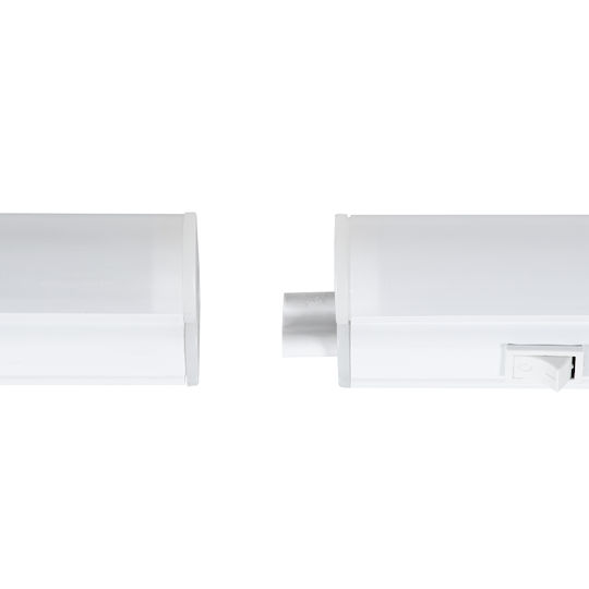 GloboStar Tubo Under-Cabinet LED Light 18W Cool White with Switch L120xD2.2xH3.5cm