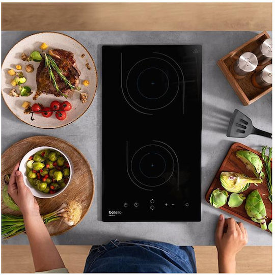 Cecotec Bolero Squad I 2000 Domino Ceramic Cooktop Autonomous with Child Lock Function 28.7x52εκ.