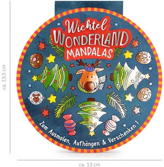 Книга за оцветяване против стрес Wichtel Mandala Wonderland