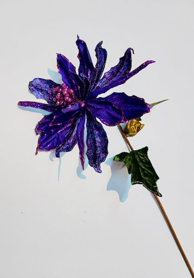 Inart Weihnachtsdekoration Blume Länge 70cm.