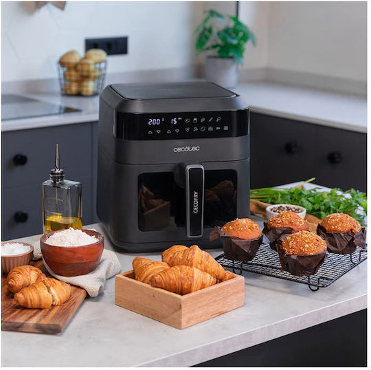 Cecotec Cecofry Experience Window 6000 Air Fryer 6lt Μαύρο