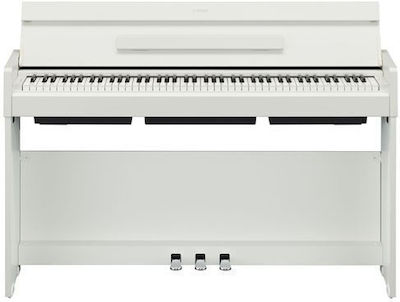 Yamaha Ηλεκτρικό Όρθιο Πιάνο YDP-S35 WH Arius με 88 Βαρυκεντρισμένα Πλήκτρα Ενσωματωμένα Ηχεία και Σύνδεση με Ακουστικά και Υπολογιστή White