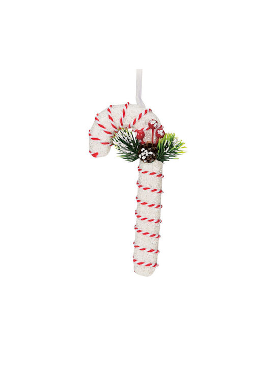 Tree ornaments Candy Cane white / red 2 pcs.