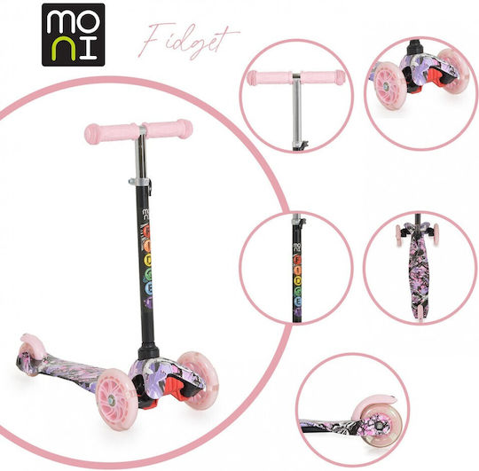 Moni Παιδικό Πατίνι Fidget Τρίτροχο για 3+ Ετών Ροζ