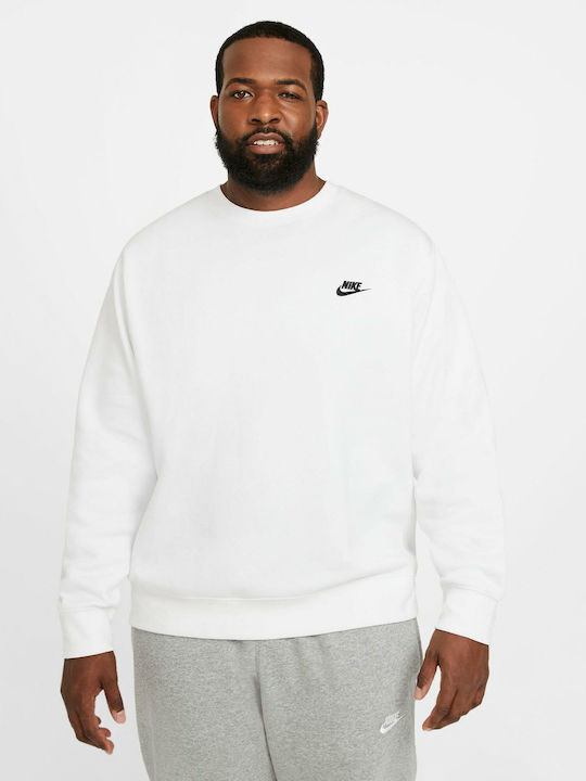 Nike Club Φούτερ Λευκό