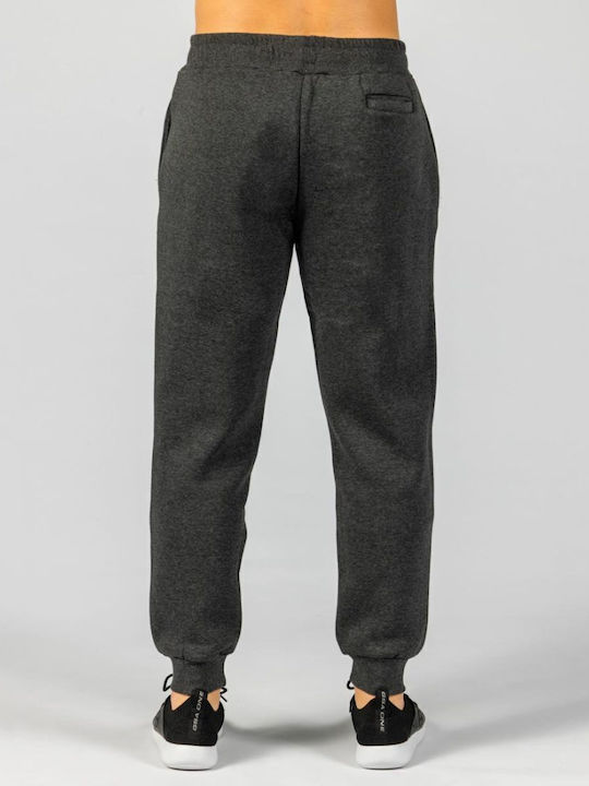 Herren-Sweatpants mit Gummizug Charcoal