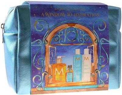 Moroccanoil Women's Hair Care Set A Window To Hydration with Conditioner / Oil / Toiletry Bag / Shampoo / Soap