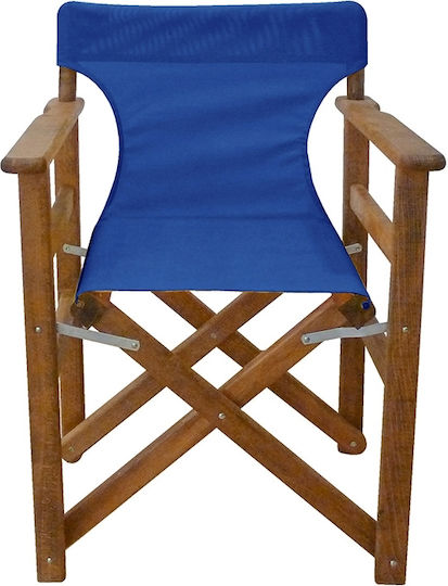 Director's Torino Walnut / Blue 59x51x85cm Director's Torino Walnut / Blue 59x51x85cm