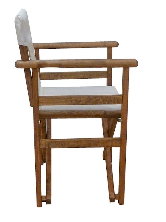 Scaun de regizor Lemn Torino Karydi / Ekru 59x51x85cm