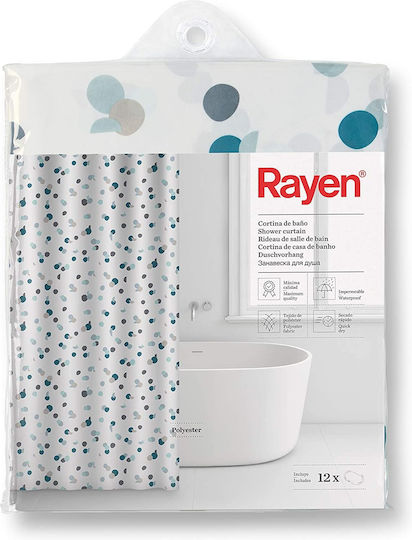 Rayen Κουρτίνα Μπάνιου 180x200 cm Πολύχρωμη