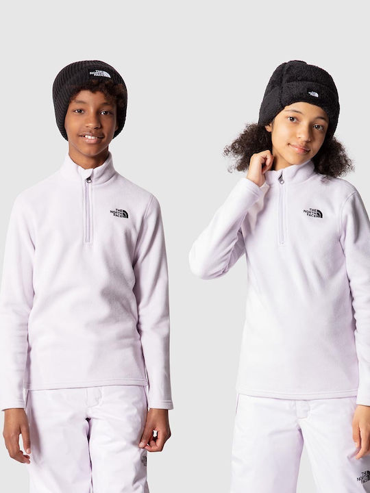 Kids' Shirt Long Sleeve Lilac Glacier 1/4 Zip