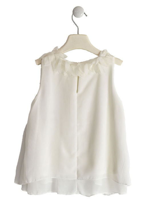 iDO Kids Blouse Sleeveless White