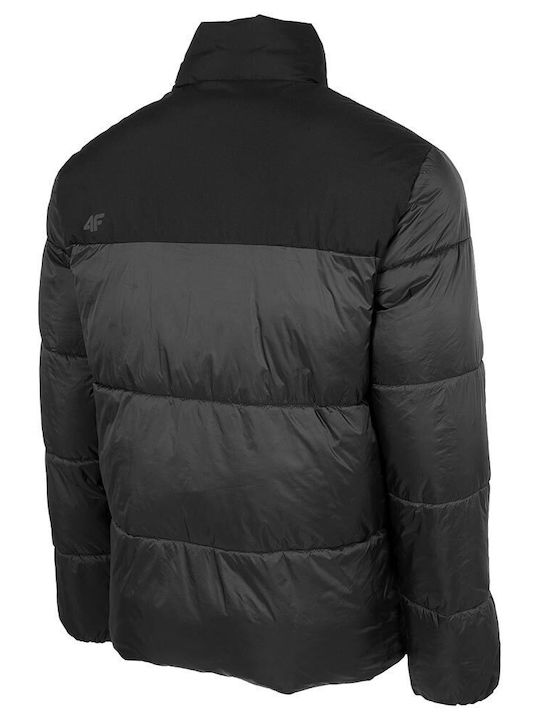 4F Men's Winter Puffer Jacket Black