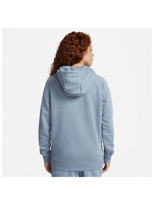 Nike Women's Hooded Sweatshirt Light Blue