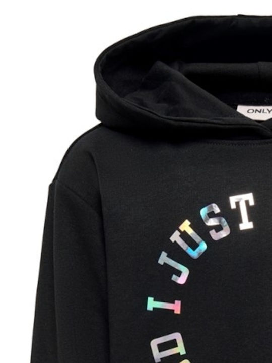 Kids Sweatshirt with Hood Black