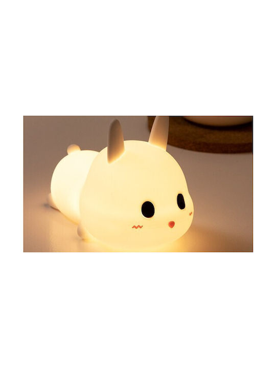 Allocacoc Kids Decorative Lamp Bunny White 12.2x12.2x15.5εκ.