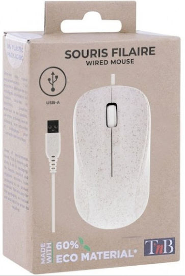 T'nB Mueco Eco Friendly Verkabelt Maus Gray
