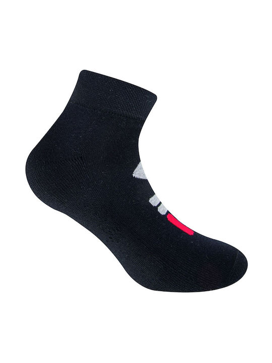 Fila Fitness Quarter Athletic Socks Black 3 Pairs