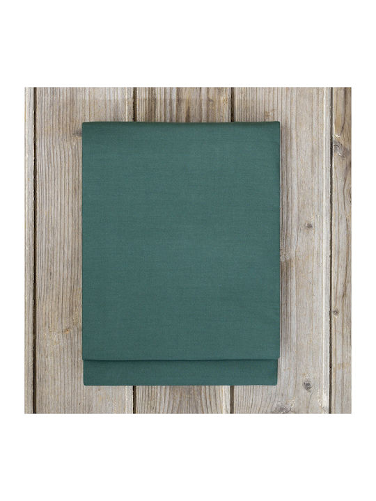 Nima Sheet Super-Double 240x260cm. Unicolors Pine Green