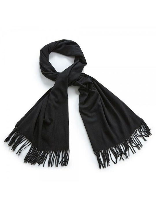 Verde 06-0967 Women's Wool Scarf Black