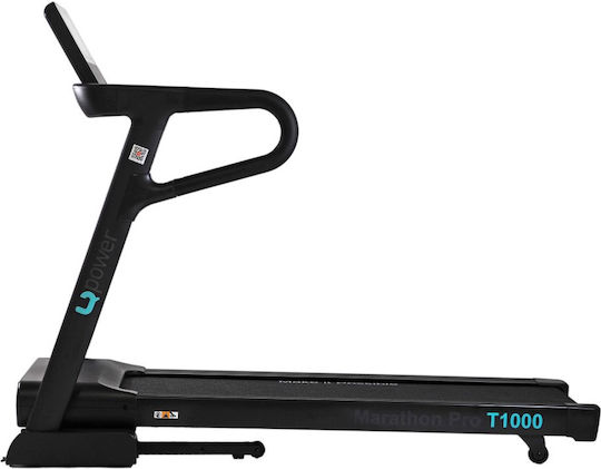 Upower Marathon Pro T1000 2.5hp Ηλεκτρικός Αναδιπλούμενος Διάδρομος Γυμναστικής για Χρήστη έως 120kg