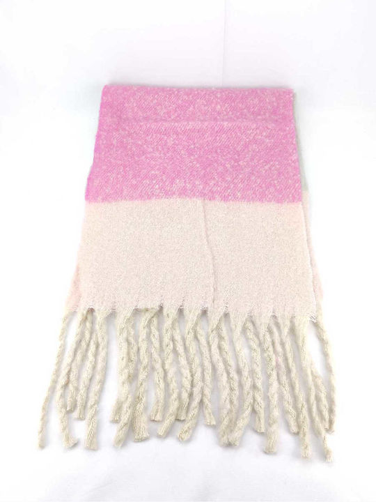 Verde Women's Wool Scarf Pink