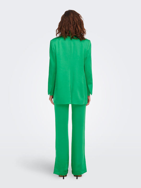 Only Long Women's Blazer Green