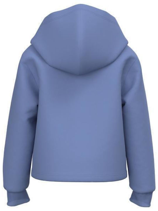 Name It Kinder Sweatshirt mit Kapuze Hellblau