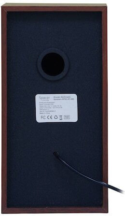 Spacer Spacer Computerlautsprecher 2.0 mit Leistung 6W in Schwarz Farbe