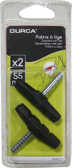 Durca 801553 Plăcuțe de frână pentru V-Brakes bicicletă 55mm