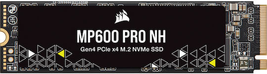 Corsair MP600 PRO NH SSD 1TB τύπου M.2 με σύνδεση PCI Express 4.0 (PS5 Compatible) CSSD-F1000GBMP600PNH