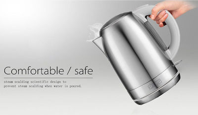 DSP Kettle 1.7lt 2200W Silver