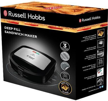 Russell Hobbs Сандвич тостер за 2 Сандвичи 700W Inox