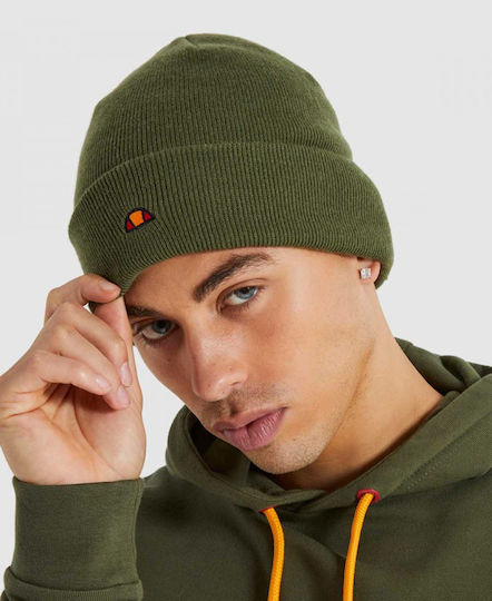 Thar Beanie Beanie with Rib Knit in Khaki color