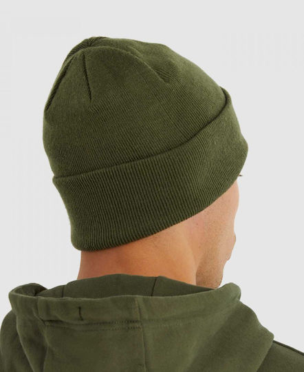 Thar Beanie Beanie with Rib Knit in Khaki color