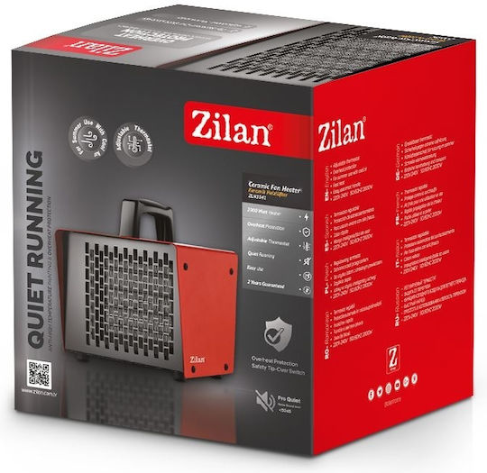 Zilan Ceramic Fan Heater Room Floor 2000W
