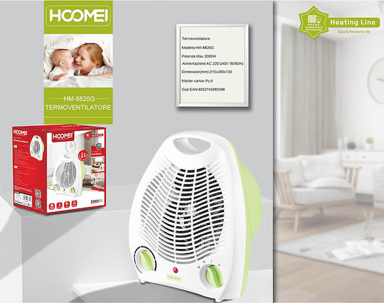Hoomei Heizlüfter Boden 2000W