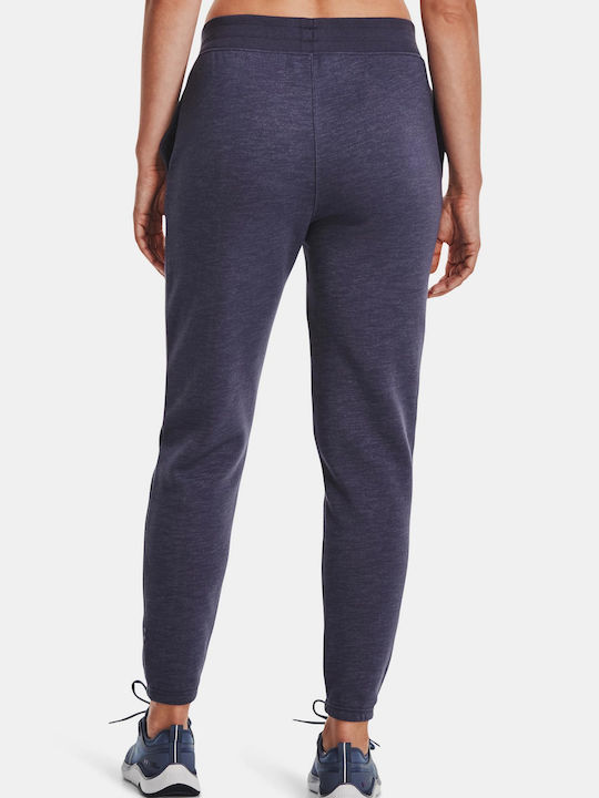 Under Armour Essential Women's Jogger Sweatpants Navy Blue