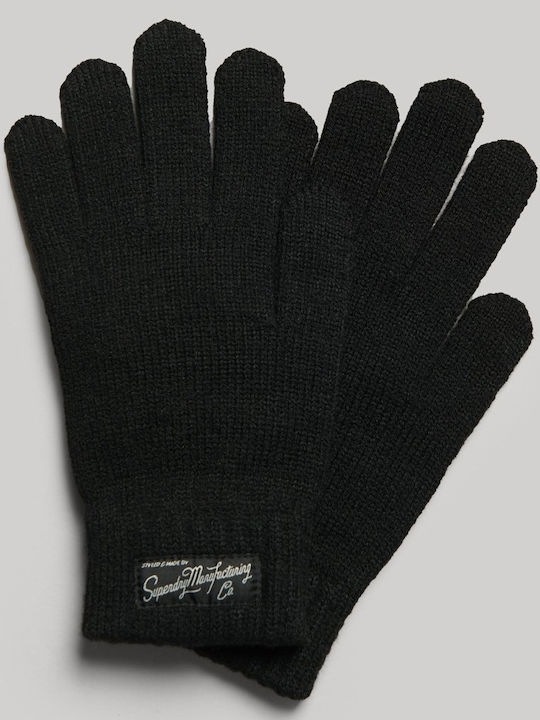Women's Knitted Gloves Black Vintage Classic