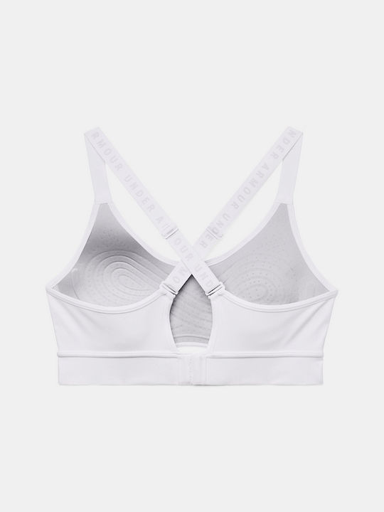 Infinity Covered Mid Women's Sports Bra without Padding White