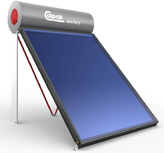 Calpak Mark 5 Ηλιακός Θερμοσίφωνας 160 λίτρων Glass Διπλής Ενέργειας με 2.6τ.μ. Συλλέκτη