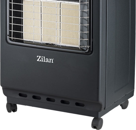 Zilan Σόμπα Υγραερίου 4200W Μαύρη 43x38x76cm